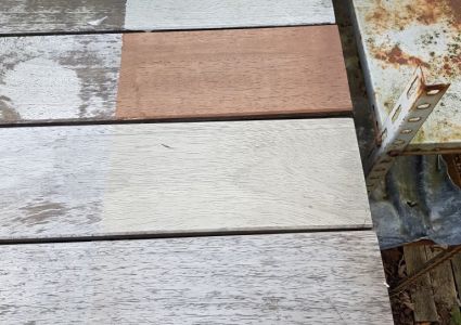 Houten Terras : 6 maand later