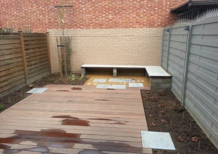 Stadstuintje na aanplanting