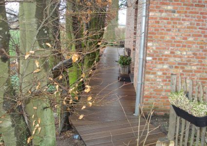 Houten terras