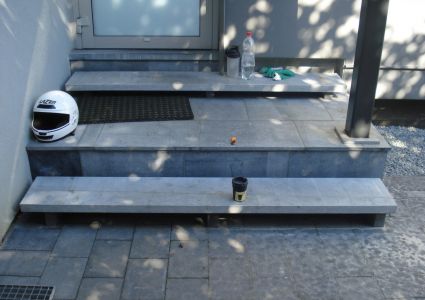 Gesloten trede en open treden